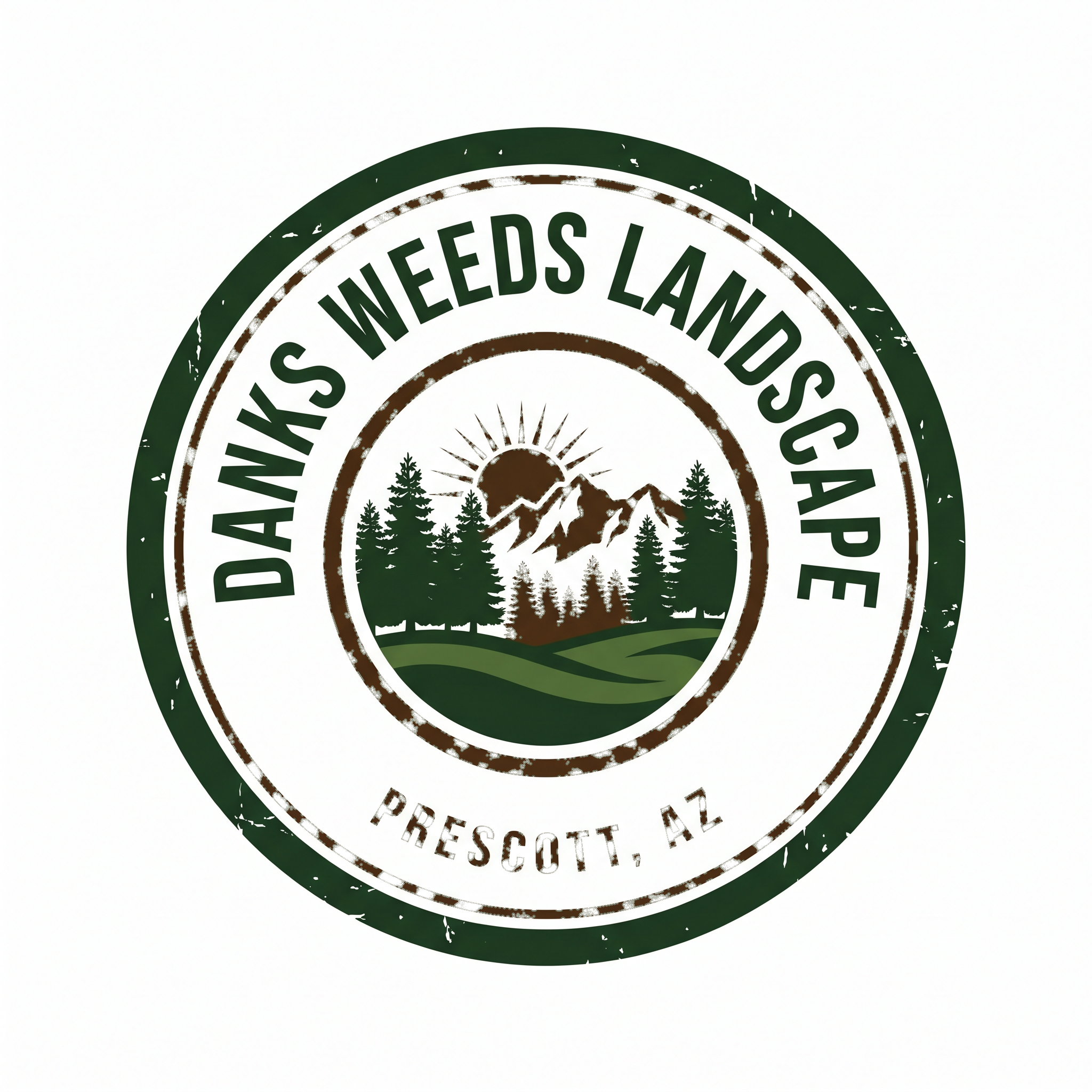 Danks Weeds Landscape Logo